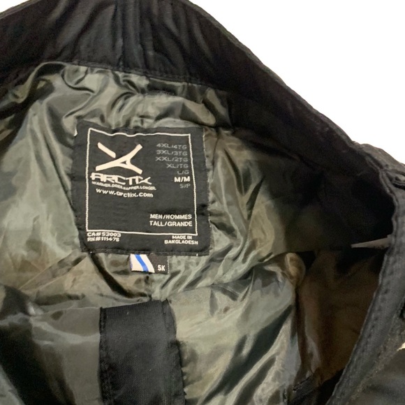 M / Actix men’s Insulated Snow Pants - Picture 3 of 9